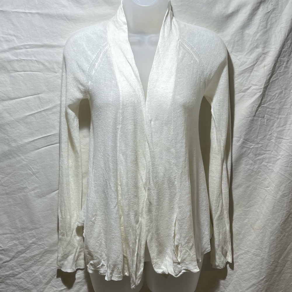 Angle of the North White Cardigan